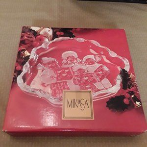 Mikasa Crystal Carolers Sweet Dish